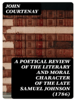 A Poetical Review of the Literary and Moral Character of the late Samuel Johnson (1786)