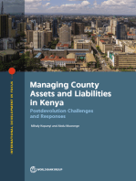Managing County Assets and Liabilities in Kenya: Postdevolution Challenges and Responses