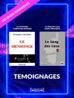 Duo Sudarenes : Témoignage: Le mensonge / Le sang des Leca