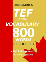 TEF CANADA - Vocabulary - 800 words to succeed