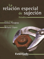 La relación especial de sujeción.