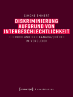 Diskriminierung aufgrund von Intergeschlechtlichkeit: Deutschland und Kanada/Québec im Vergleich