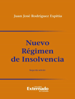 Nevo régimen de insolvencia. 2 edición