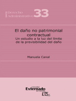 El daño no patrimonial contractual : un estudio a la luz del límite de la previ*bilidad del daño