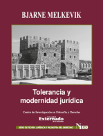 Tolerancia y modernidad jurídica. Serie Teoría Jurídica y Filosofía del Derecho n.º 100