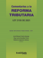 Comentarios a la reforma tributaria : Ley 2155 de 2021