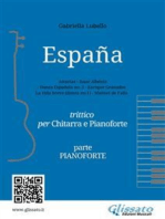 España | Trittico per Chitarra e Pianoforte (parte pianoforte)