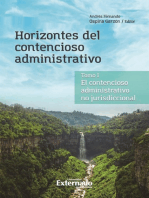 Horizontes del contencioso administrativo: Tomo I