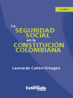 La seguridad social en la Constitución colombiana 3.a ed