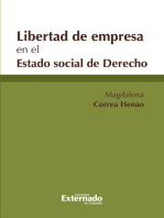 Libertad de Empresa en el Estado Social de Derecho