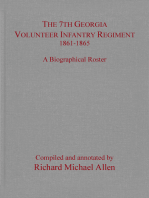 The 7th Georgia Volunteer Infantry Regiment 1861–1865: A Biographical Roster