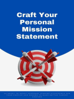 Craft Your Personal Mission Statement