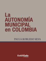 La autonomía municipal en Colombia
