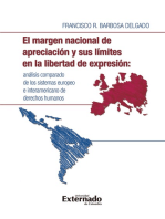 El margen nacional de apreciación y sus límites en la libertad de expresión: análisis comparado de los sistemas europeo e interamericano de derechos humanos