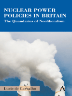 Nuclear Power Policies in Britain: The Quandaries of Neoliberalism