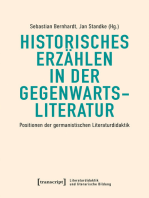 Historisches Erzählen in der Gegenwartsliteratur: Positionen der germanistischen Literaturdidaktik