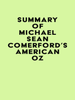 Summary of Michael Sean Comerford's American OZ