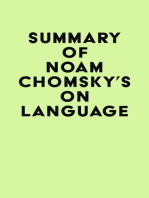 Summary of Noam Chomsky's On Language