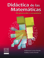 Didáctica de las matemáticas: De preescolar a secundaria