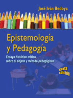 Epistemología y pedagogía - 6ta edición: Ensayo histórico crítico sobre el objeto y método pedagógicos