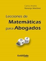 Lecciones de matematicas (2ª) para abogados 2.0