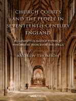 Church Courts and the People in Seventeenth-Century England