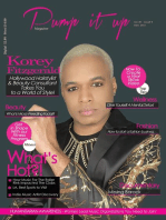 Hollywood Hair King Korey Fitzgerald - Pump it up Magazine - Vol.7 - Issue #9 -