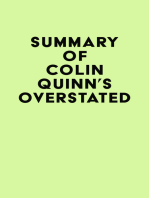 Summary of Colin Quinn's Overstated