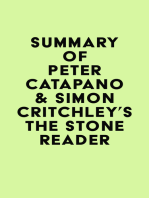 Summary of Peter Catapano & Simon Critchley's The Stone Reader