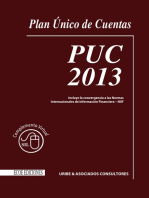 Plan único de cuentas. PUC 2013