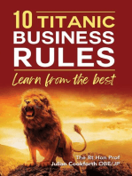 10 Titanic Business Rules: Learn from the best
