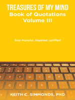 Treasures of My Mind: Book of Quotations Volume Iii