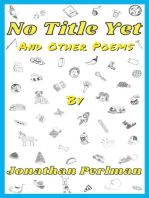 No Title Yet and Other Poems