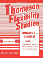 Thompson Flexibility Studies for Trumpet or Cornet Vol. 1: Trumpet Bliss, #1