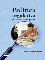 Política regulativa en la educación superior