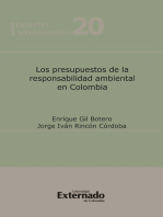 Los presupuestos de la responsabilidad ambiental en Colombia