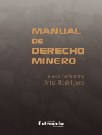 Manual de derecho minero