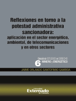 Reflexiones en torno a la potestad administrativa sancionadora