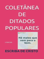 COLETÂNEA DE DITADOS POPULARES: LITERATURA