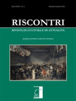 Riscontri. Rivista di cultura e di attualità: N. 2 (MAGGIO-AGOSTO 2022)