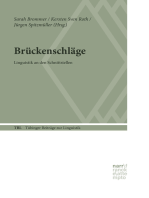 Brückenschläge: Linguistik an den Schnittstellen