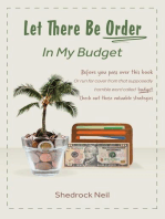 Let There Be Order In My Budget
