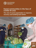 Forest communities in the face of COVID-19 crisis: The role of social organization in response, recovery and building back better