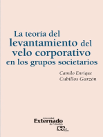 La teoria del levantamiento del velo corporativo en los grupos societarios