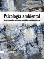 Psicología ambiental: Aspectos de las relaciones individuo-medioambiente