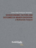 Socioeconomic factors and outcomes in higher education: a multivariate analysis. Texto en inglés
