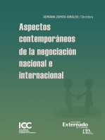 Aspectos contemporáneos de la negociación nacional e internacional