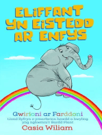 Eliffant yn Eistedd ar Enfys