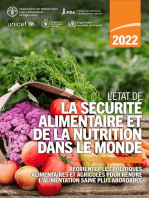 L’État de la sécurité alimentaire et de la nutrition dans le monde 2022: Réorienter les politiques alimentaires et agricoles pour rendre l’alimentation saine plus abordable