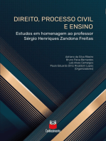 Direito, processo civil e ensino: Estudos em homenagem, ao Professor Sérgio Henriques Zandona Freitas